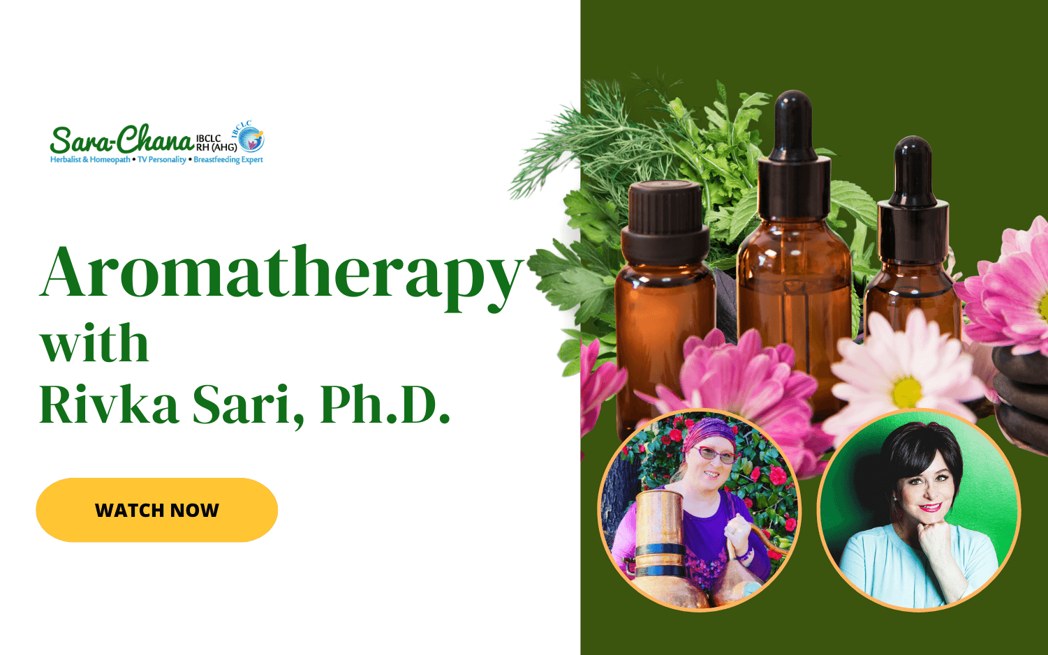 Aromatherapy with guest Rivka Sari, Ph.D.