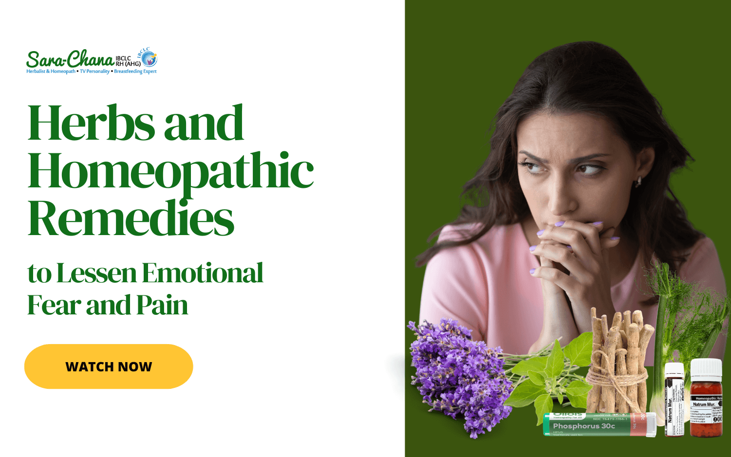 Herbs and Homeopathic Remedies to Lessen Emotional Fear and Pain